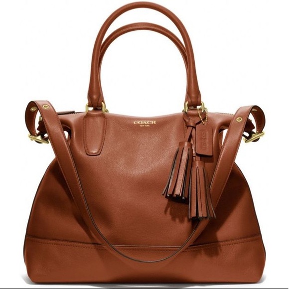Coach Handbags - GUC COACH Legacy Rory Satchel in Cognac